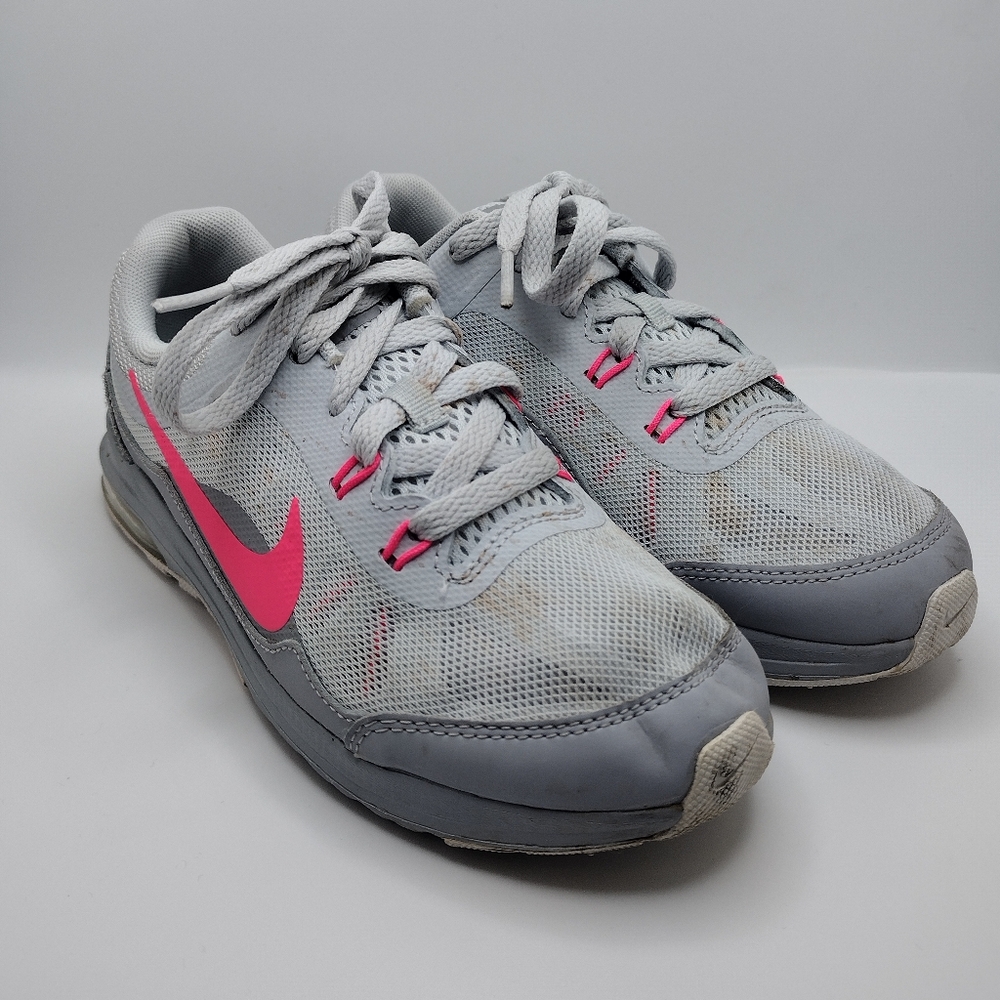 Little girl gray Nikes